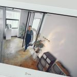 CCTV showing man on HIKVISION tablet