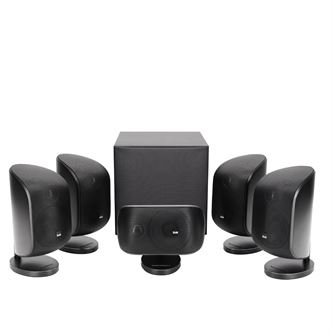 bowers and wilkins MT50 black home theatre
