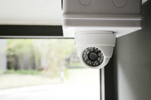 CCTV camera in a house