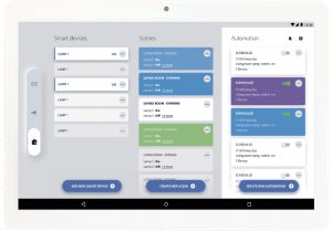 Pyronix-tablet Example Smart House Scotland