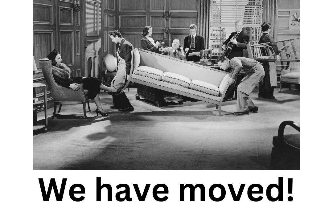 We have moved!