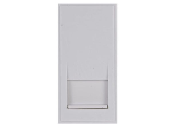 RJ45 CAT6 Euro module White, each | Smart House Scotland