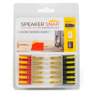 Speaker Snap 4mm Banana Plugs - 6 pairs