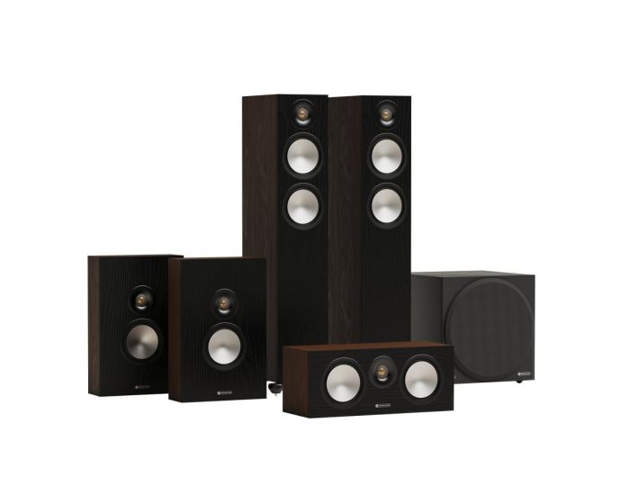 Monitor Audio - Bronze 7G 300 5.1 Cinema System Walnut