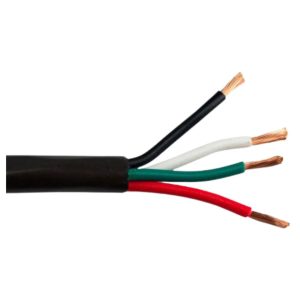 SCP 14/4 Direct burial non gel speaker cable, black: 152m