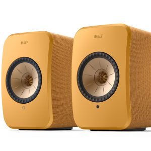 KEF - LSX II Wireless Speakers Pair Amber Haze